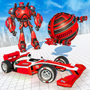 Flying Red Ball Car Robot APK