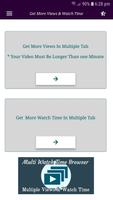 multi watch time browser الملصق
