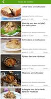 Recettes multicuiseurs capture d'écran 2