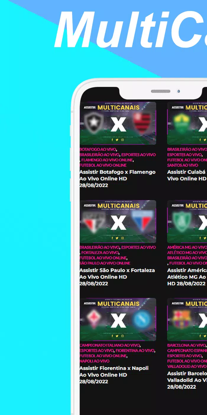 Multicanais Futebol Ao Vivo APK pour Android Télécharger