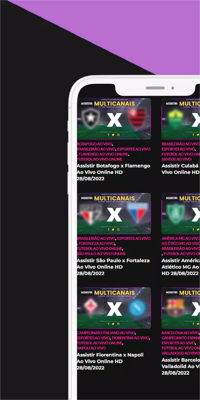 Multicanais Futebol Ao Vivo APK - Baixar app grátis para Android