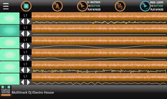 Multitrack Dj Electro House Plakat