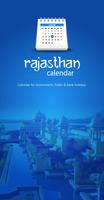2023 Rajasthan & Bank Calendar Affiche