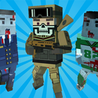 Blocky Shooting Arena 3D Pixel icono