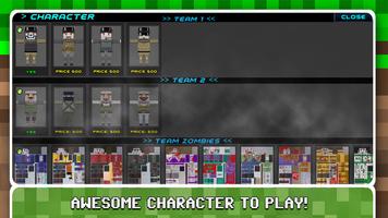 Blocky Shooting Arena 3D Pixel captura de pantalla 1