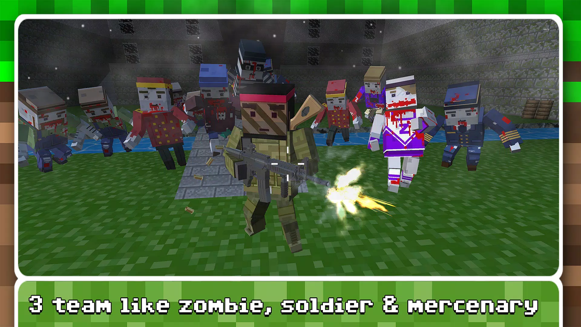 Combat Blocks Survival Online Mineinecraft Shooter