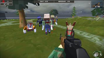Combat Pixel Zombie Survival Poster