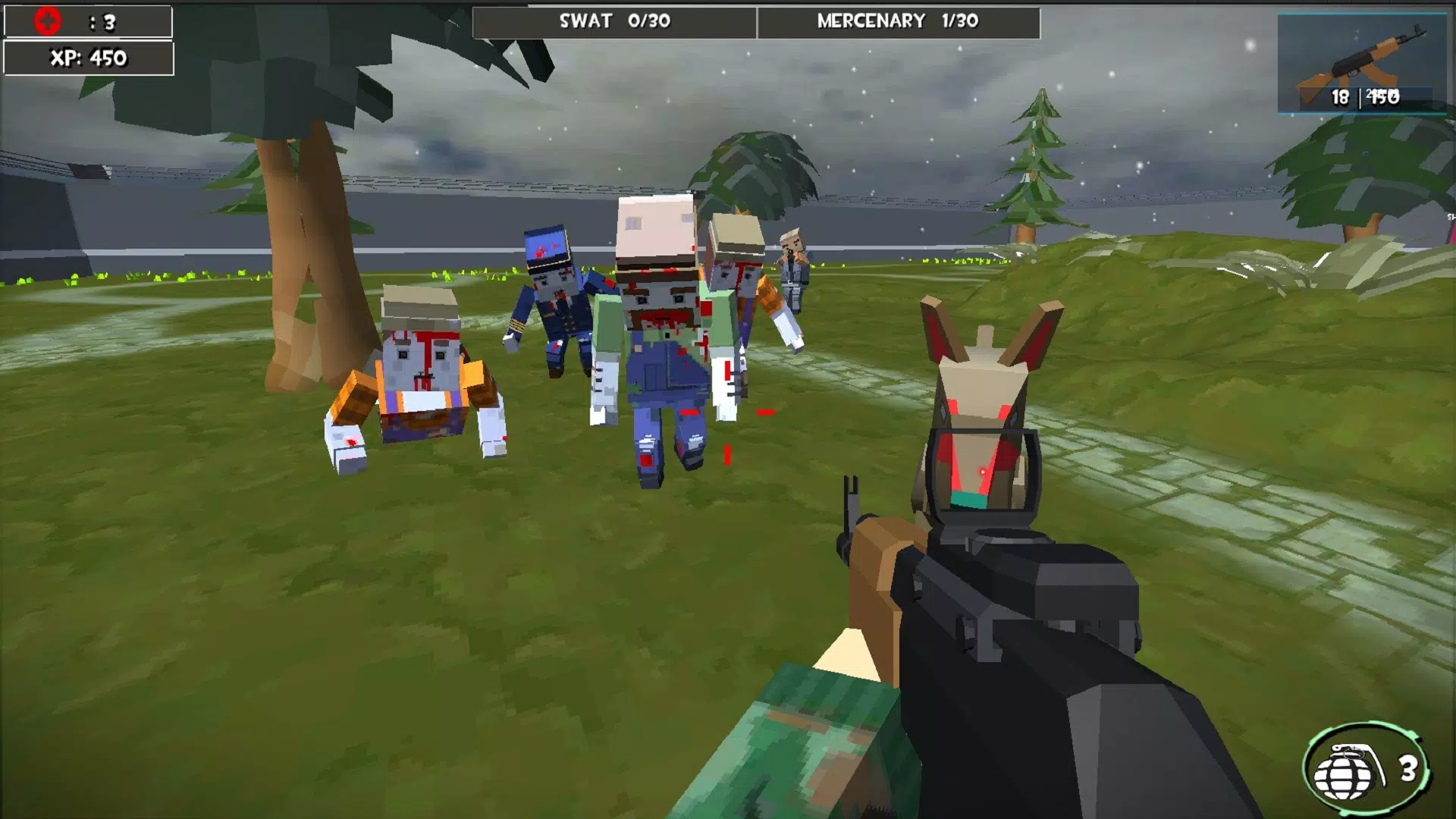 Play Combat Strike Zombie Survival Multiplayer