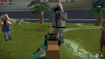 Combat Pixel Zombie Survival captura de pantalla 1