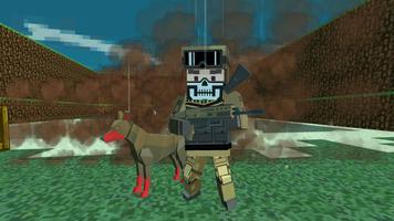 Blocky Combat Swat Zombie 1 screenshot 1