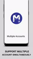 Multiple Account الملصق