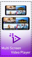 Hd Video Player : Multi Screen Video Player Affiche