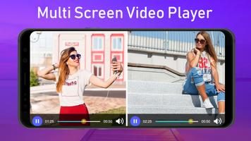 Hd Video Player : Multi Screen Video Player capture d'écran 2