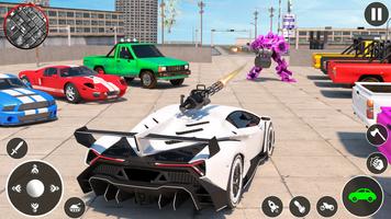 Robot Car Transform Car Game captura de pantalla 1