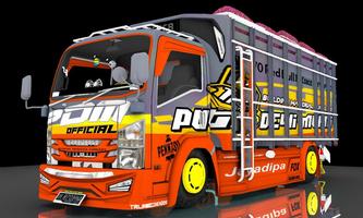 Mod Livery Truk Rebecca Bussid capture d'écran 3