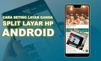 Cara Split Screen Layar HP imagem de tela 3