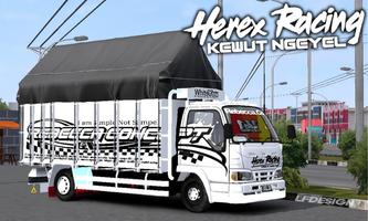 Mod Truk Herex Racing Bussid capture d'écran 3