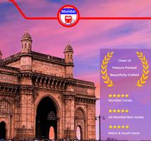 Mumbai Local Train Maps Affiche