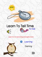 Learn To Tell Time For Kids poster