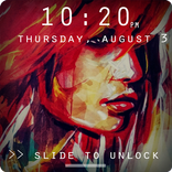 Girl Art Pattern Lock Screen
