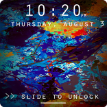 Paint Stains Lock Screen