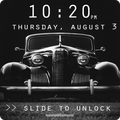 Retro Car Lock Screen