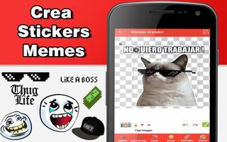 Crear stickers memes স্ক্রিনশট 1