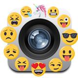 Camara emoji editor stickers أيقونة