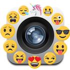 Camara emoji editor stickers ikon