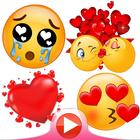 💕😍WAStickerApps animated stickers for Whatsapp آئیکن