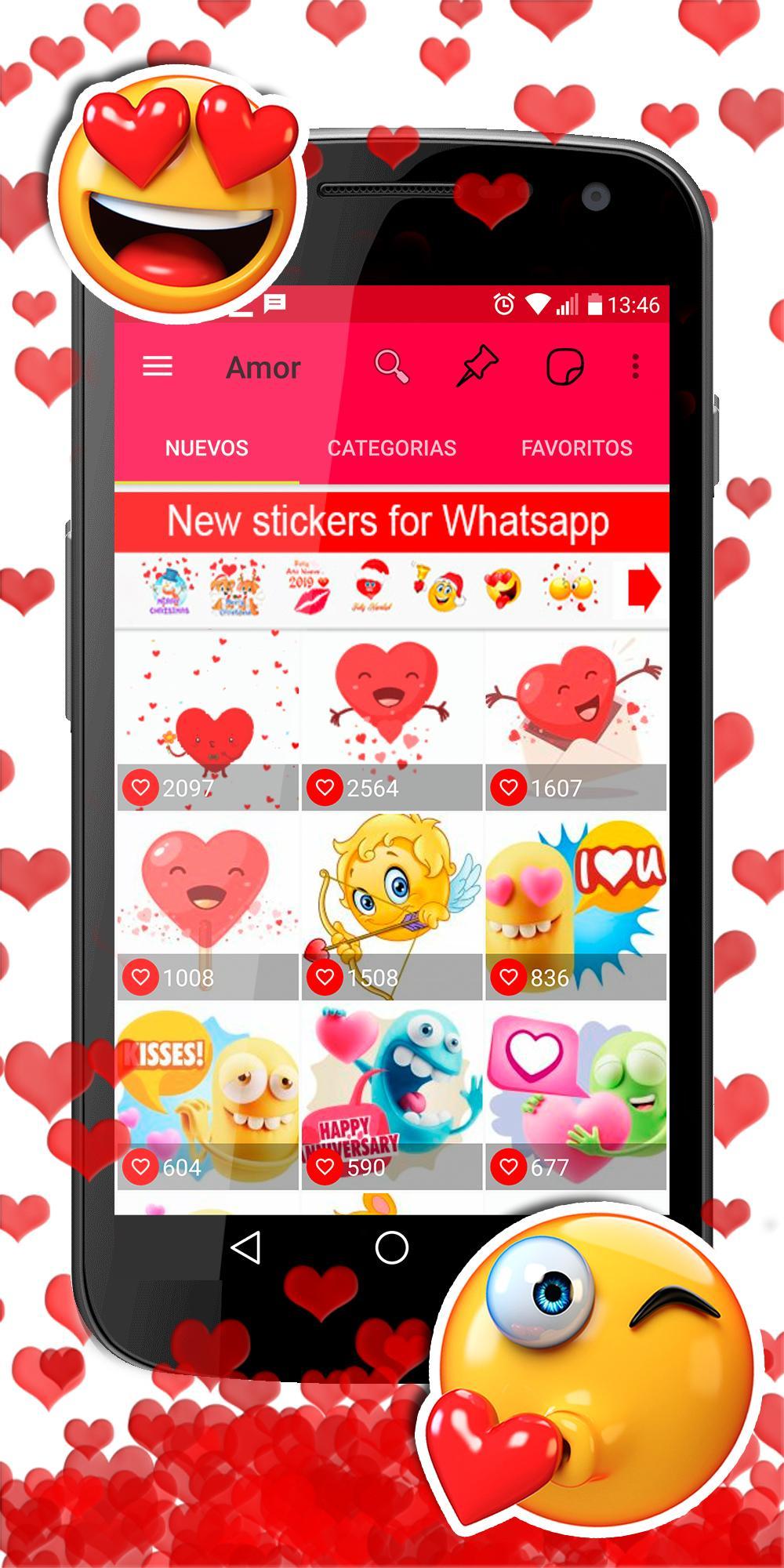  Cinta  emoticon dan stiker  untuk whatsapp  for Android APK 