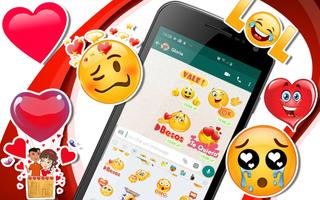💕😍WAStickerApps amor stickers para Whatsapp Poster