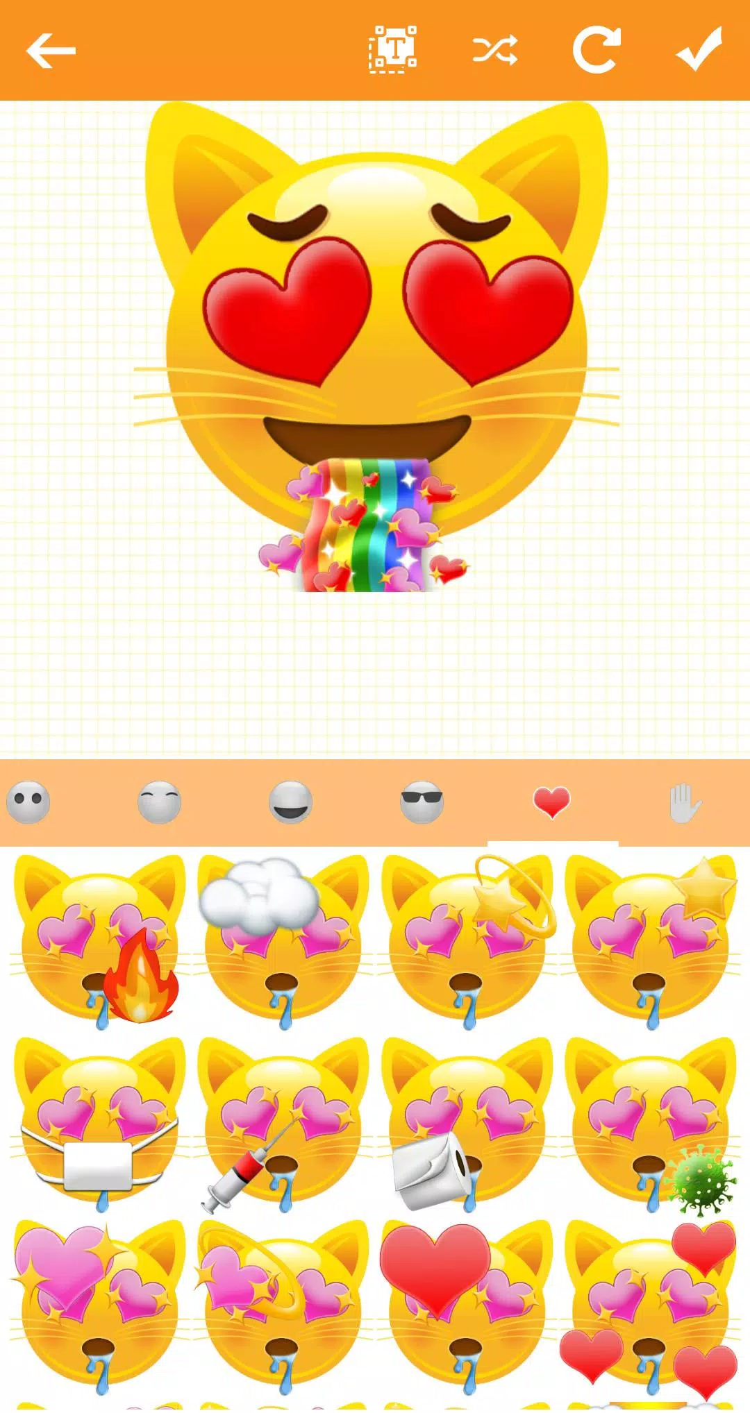 Tải xuống APK Emoji editor Stickers, EmojiSet crear emojis cho Android