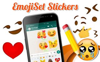 Emoji editor Stickers, EmojiSet crear emojis-poster