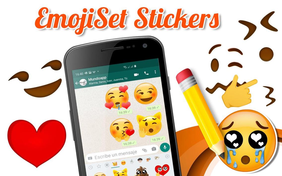 Emoji maker stickers procreate, EmojiSet stickers poster