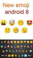 Cute emoji keyboard 8 पोस्टर