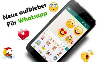 WAStickerApps 😊 Stickers Emoji für whatsapp Plakat