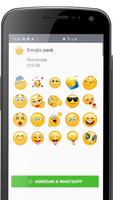 Emotikon emoji WAStickerApps syot layar 2