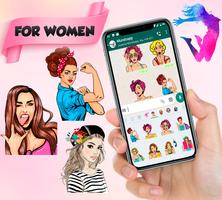 🌺Nhãn dán phụ nữ cho WhatsApp WAStickerApps🌺 ảnh chụp màn hình 2