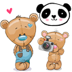 🐻Stickers de osos y peluches WAStickerapps