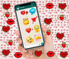 🥰Stickers d'amour pour WhatsApp - WAStickerApps💖 Affiche