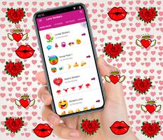 🥰Stickers of love for whatsapp - WAStickerApps💖 screenshot 1