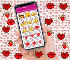 🥰Stickers of love for whatsapp - WAStickerApps💖 syot layar 2