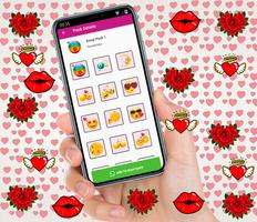 🥰Stickers of love for whatsapp - WAStickerApps💖 syot layar 3