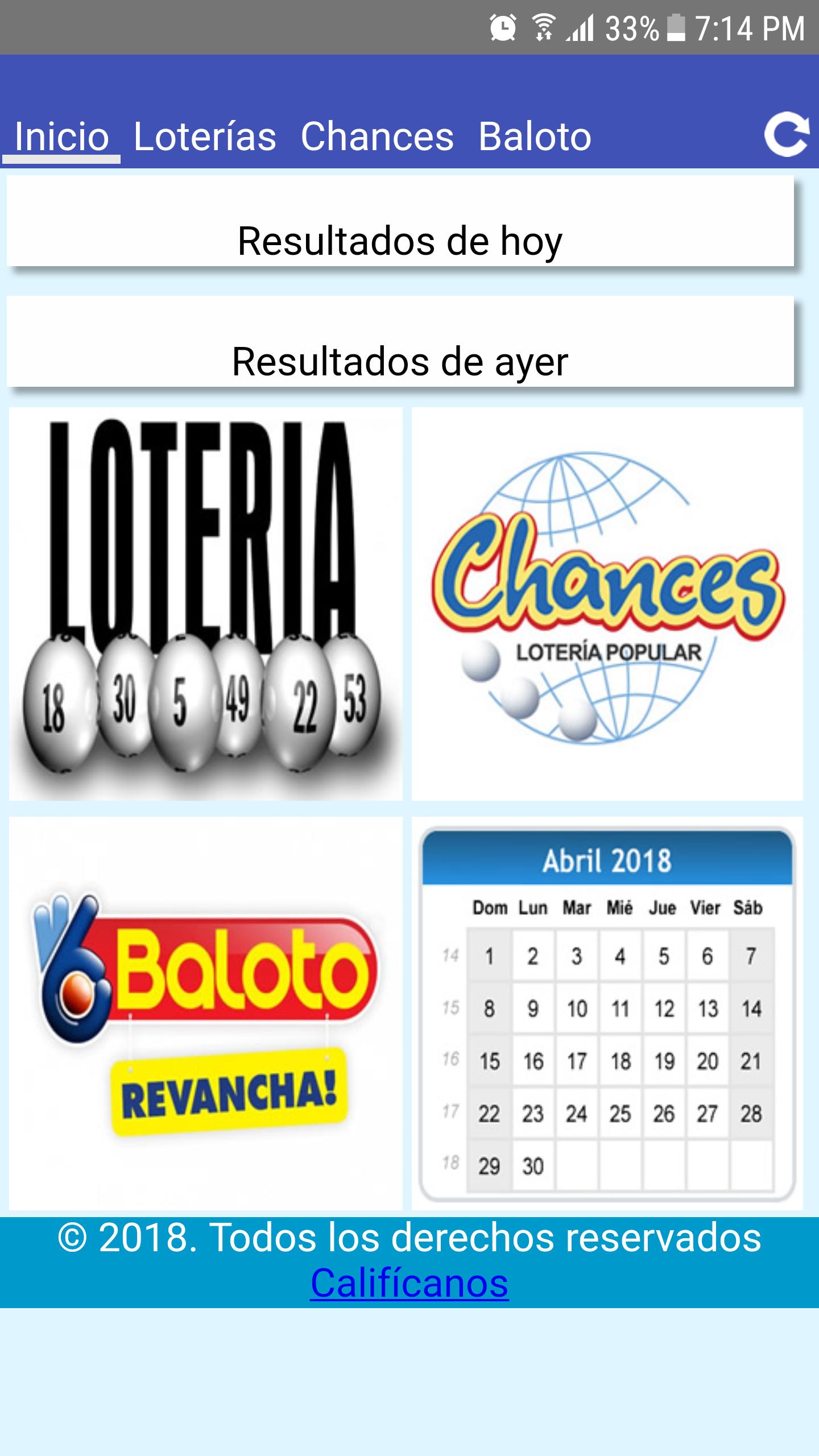 Descarga de APK de Resultados Loterias Colombia para Android