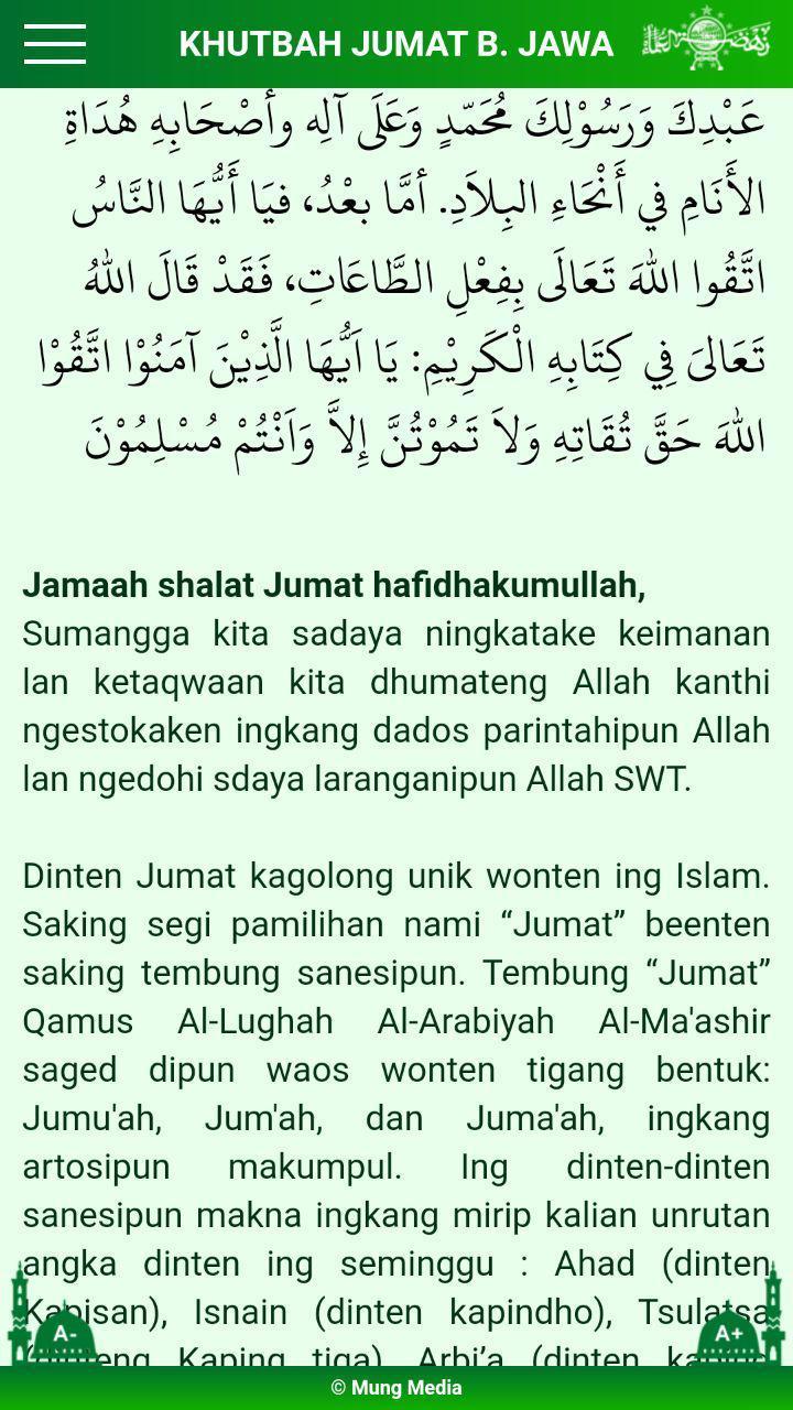 Khutbah Jumat Lengkap Dengan Doa Pembuka Dan Penutup Pdf Terbaru