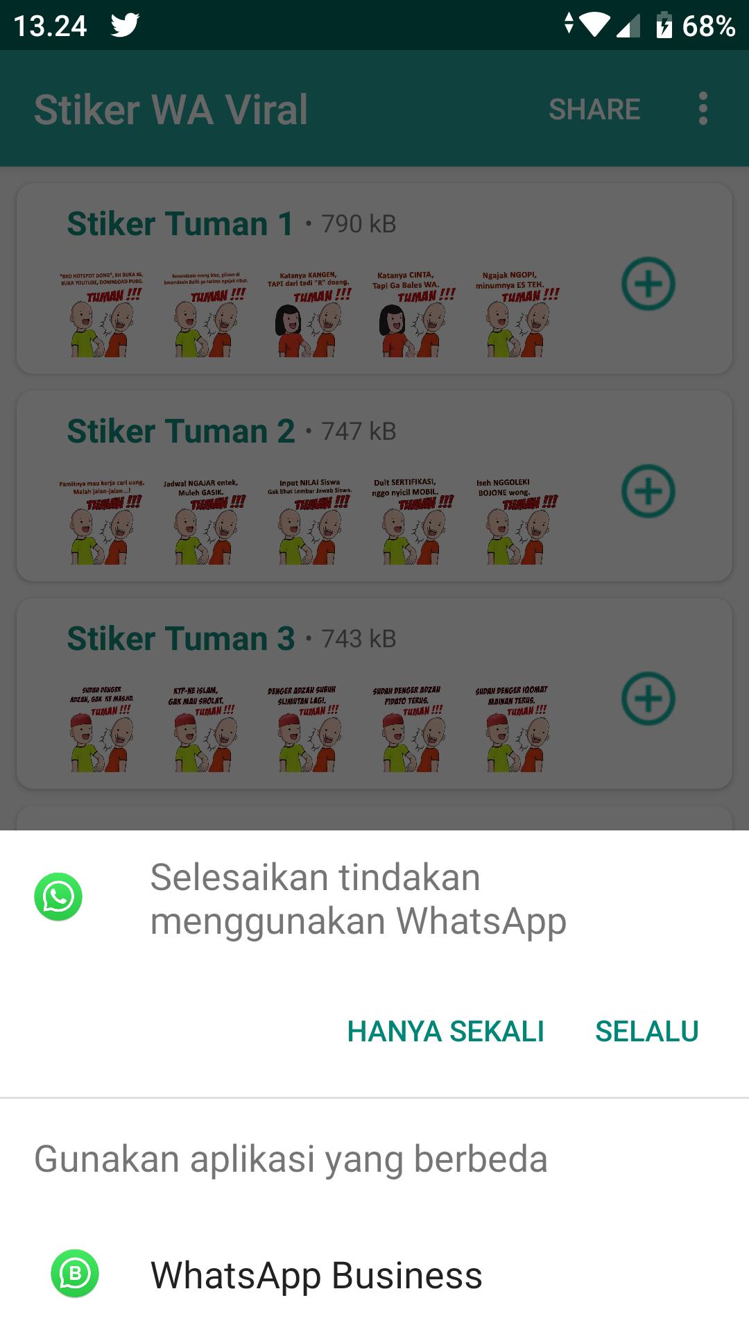 Stiker Wa Lucu For Android Apk Download