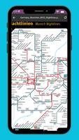 U-Bahn München Karte und Route Screenshot 1