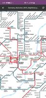 Munich Metro & tram & Bus Maps capture d'écran 3