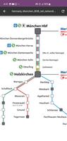 Munich Metro & tram & Bus Maps Affiche